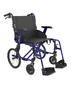 Rehasense ICON 35 BX Transit Wheelchair in Navy Blue – Ultra Lightweight Design