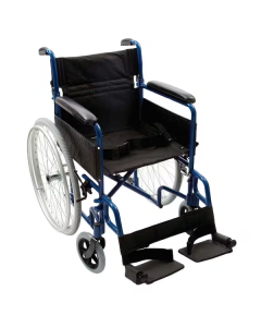 NRS Healthcare Transit-Lite Self-Propelled Wheelchair Blue – Model N29222