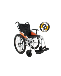 Van Os Excel G-Explorer All-Terrain Wheelchair in Silver Colour Frame - model 337XXK113
