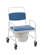 Birstall Bariatric Mobile Commode with 4 Brake Castors