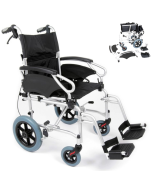 Esteem Eclipse Ultra Lightweight Folding Transit Wheelchair