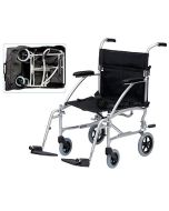 Enigma Spirit Lightweight Folding Travel Wheelchair with Bag
