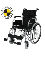 Roma Medical Avant Car Crash Tested Self Propelled Wheelchair in Silver Frame Colour - 1610