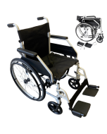 Ugo Essential Lightweight Folding Self Propelled Wheelchair