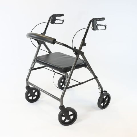 NRS Healthcare Bariatric 4 Wheel Aluminium Rollator - Model S20768
