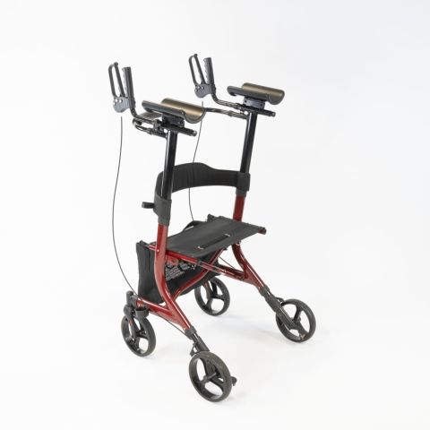 NRS Healthcare 4 Wheel Forearm Rollator with padded supports and seat – Model S20756