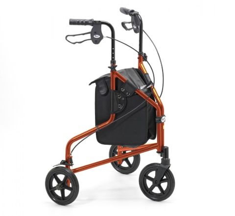 Days Aluminium Lightweight Tri-Wheel Walker in Russet Orange Colour - 091552710