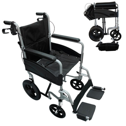Ugo Lite Aluminium Folding Transit Wheelchair - Model 020 - Main