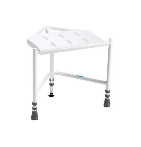 Bringhurst Corner Shower Stool with Tilting Rear Foot - 128