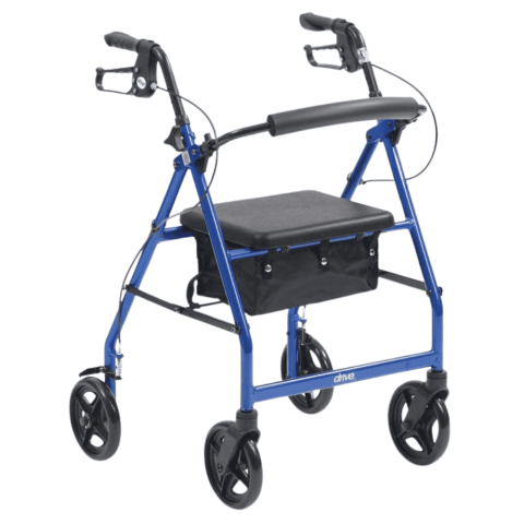 Drive Aluminium Outdoor R8 Lightweight Rollator in Blue - R8BL-61