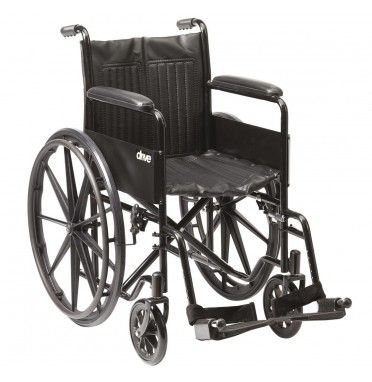 Drive Medical s1 steel self-propelled wheelchair - CS1142SPMAG