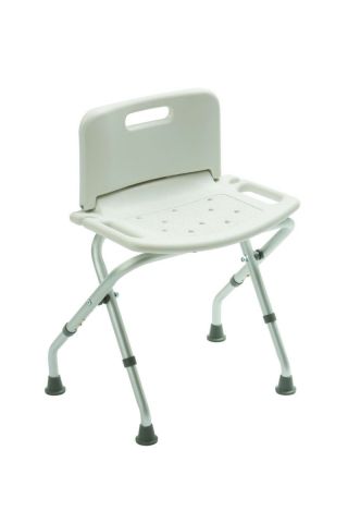 Folding Bath Bench with Back - 12487KDR