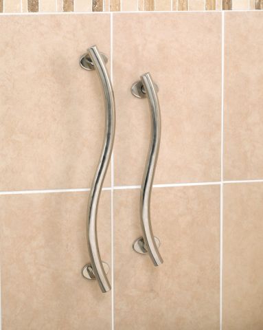 Homecraft Polished Stainless Steel Rails Curved