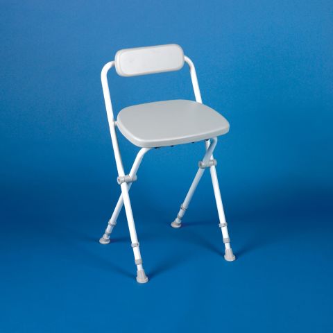 Homecraft Sherwood Folding Perching Stool with back rest