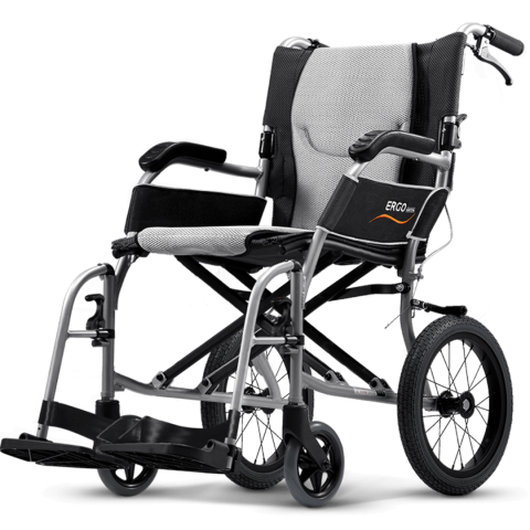Karma Ergo Lite 2 Ultra Lightweight Transit Wheelchair – Attendant Propelled - km-2512