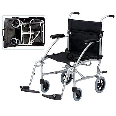Enigma Spirit Lightweight Folding Travel Wheelchair with Bag