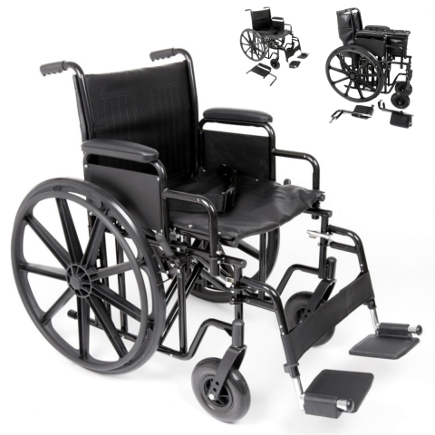 Ugo Atlas Bariatric Heavy Duty Self Propelled Wheelchair