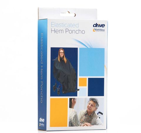 Wheelchair Poncho With Elasticated Hem
