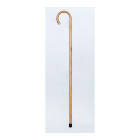 Wooden Walking Stick With Rubber Tip
