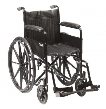 Drive Medical S1 Steel Self-Propelled 18" Wheelchair