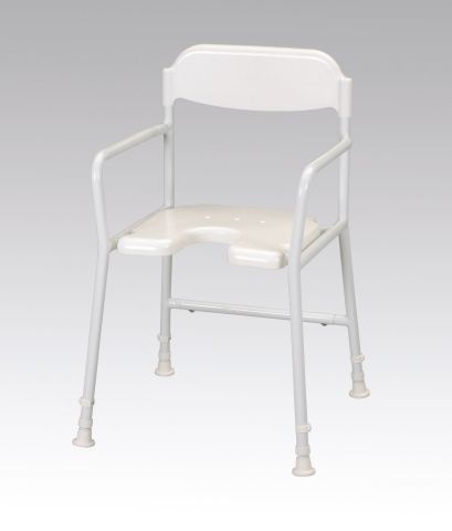Days White Line Shower Chair