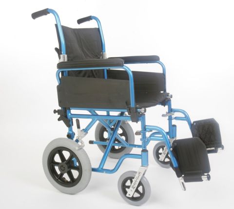 Esteem Alloy Transit Wheelchair side view