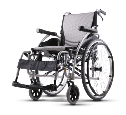 Karma Ergo 125 Self Propelled Wheelchair viewed from the side