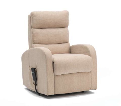 Three Tier Back Fabric Dual Motor Riser Recliner Mobility shop