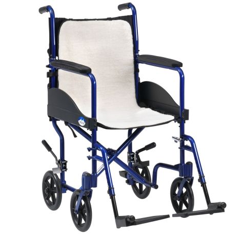 Wheelchair overlay fleece cushion