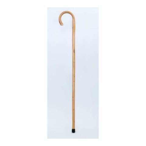 Wooden Walking Stick With Rubber Tip-WS023